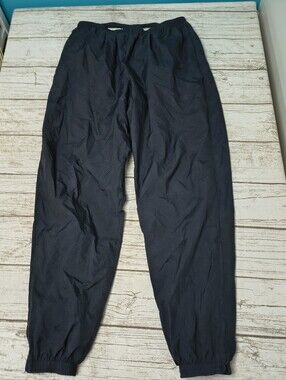 Vintage Nike Black Windbreaker Track Pants Size Large